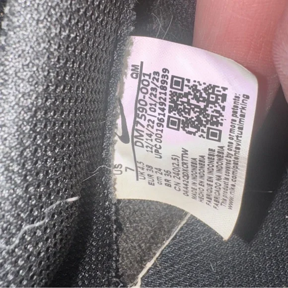 Nike Court Legacy Lift Sneakers Womens 7 Black White Platform Streetwear - Picture 6 of 6